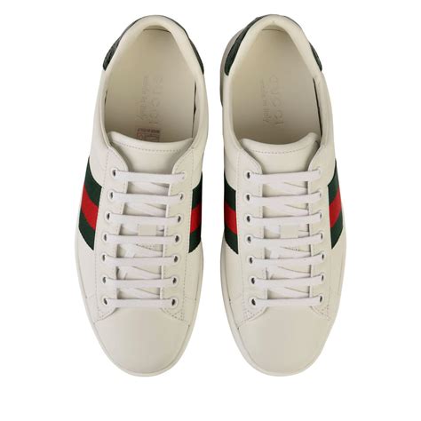 gucci new ace web trainers